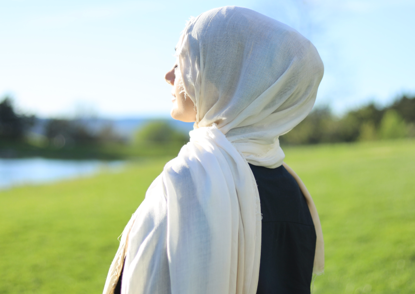 Gradient Viscose Hijab - Camel