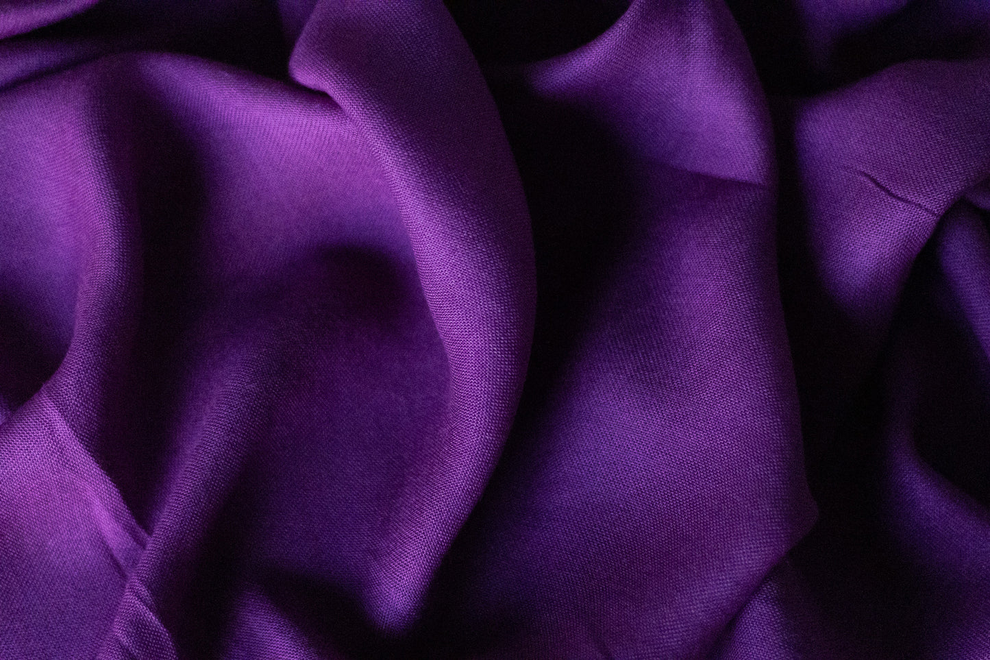 Solid Viscose Hijab - Dark Violet