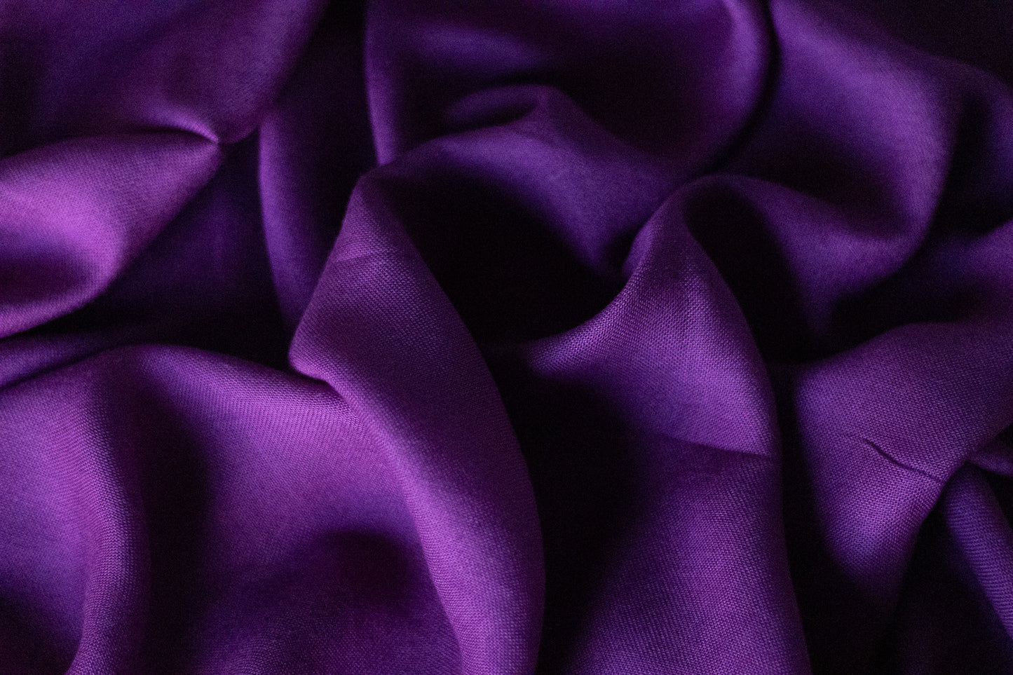 Solid Viscose Hijab - Dark Violet