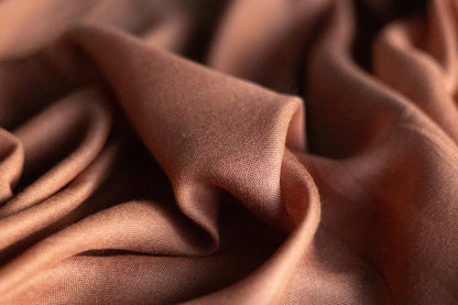 Solid Viscose Hijab - Caramel