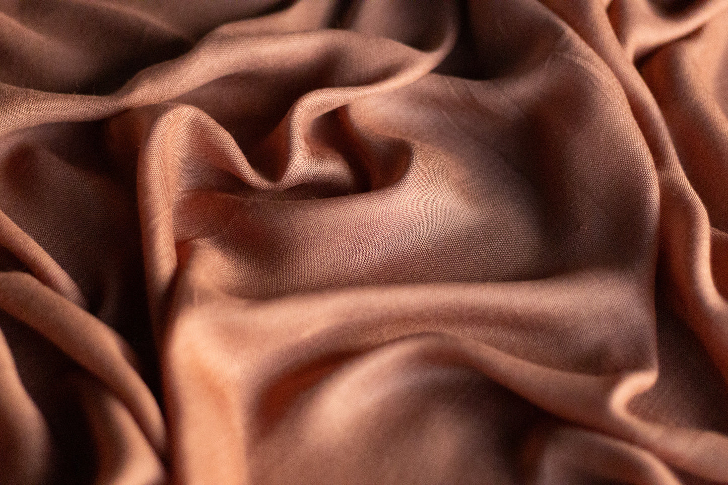 Solid Viscose Hijab - Caramel