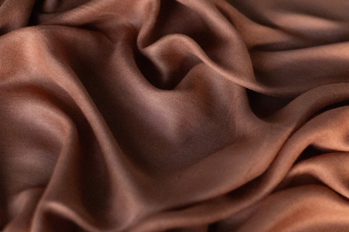 Solid Viscose Hijab - Caramel