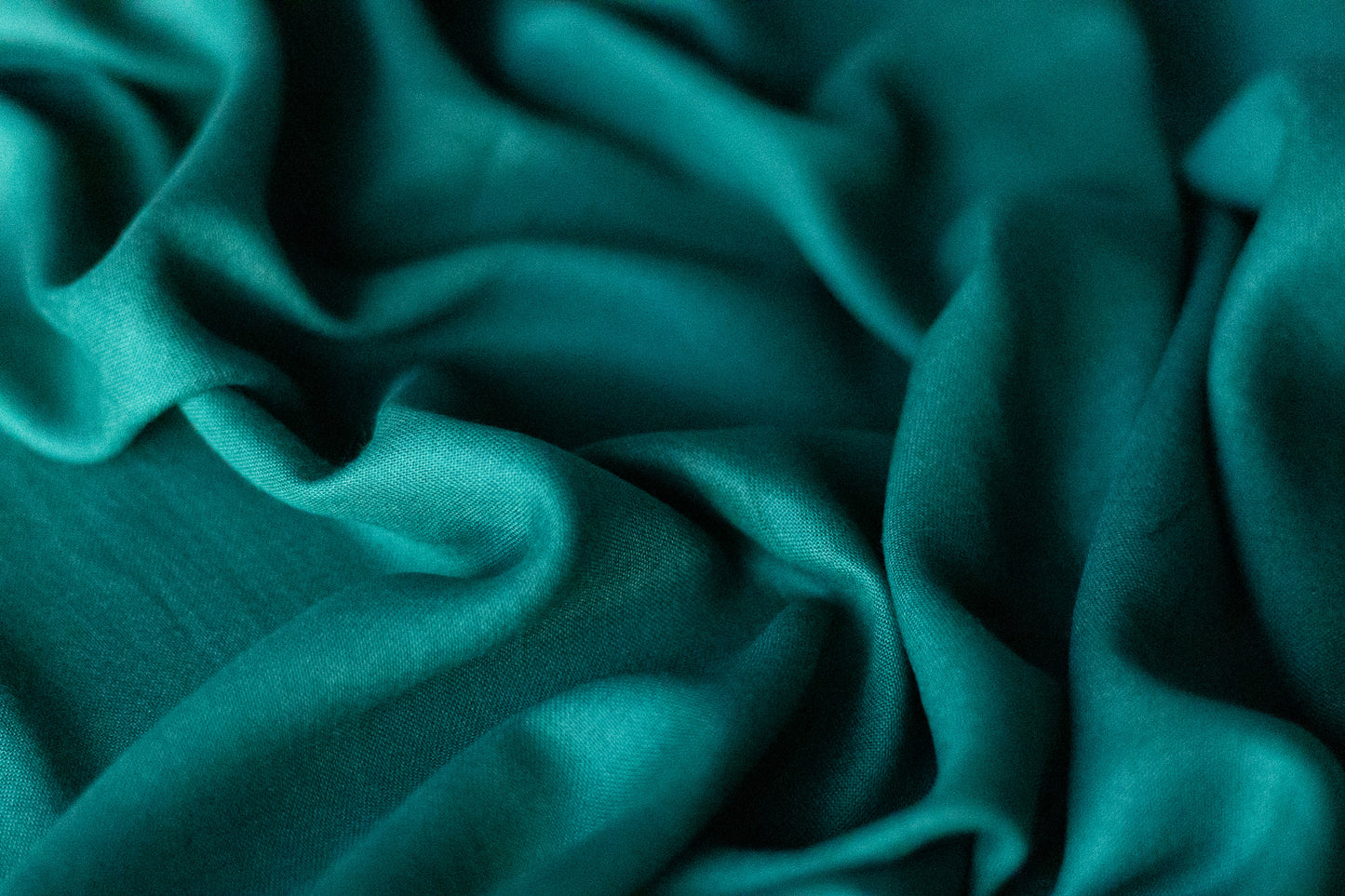 Solid Viscose Hijab - Teal