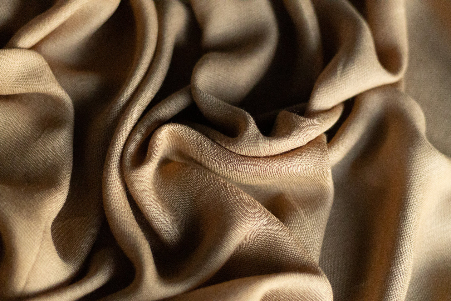 Solid Viscose Hijab - Toffee