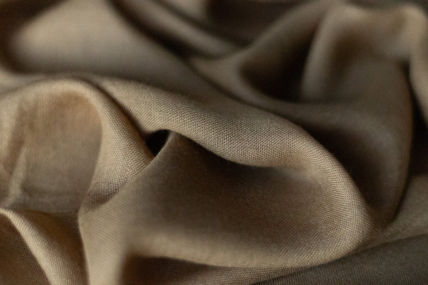 Solid Viscose Hijab - Toffee