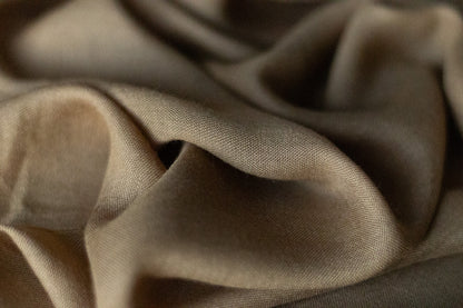 Solid Viscose Hijab - Toffee