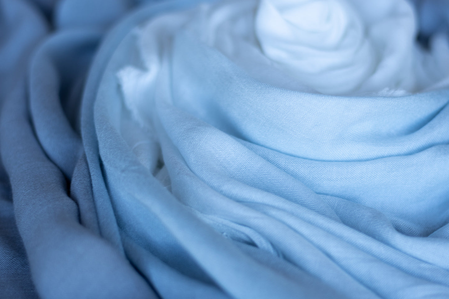 Gradient Viscose Hijab - Baby Blue