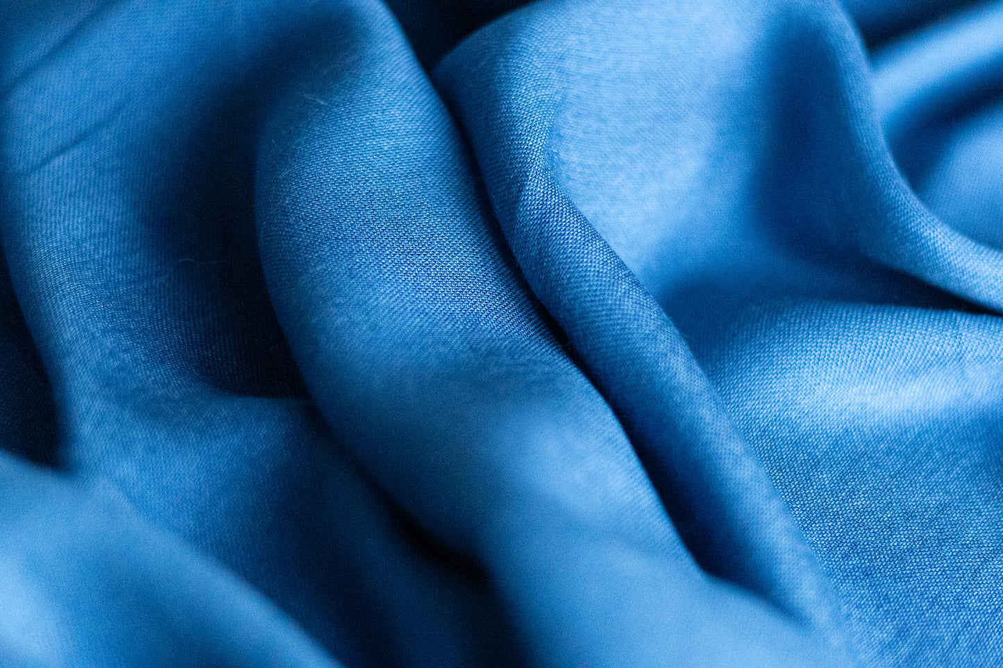 Solid Viscose Hijab - Ocean Blue