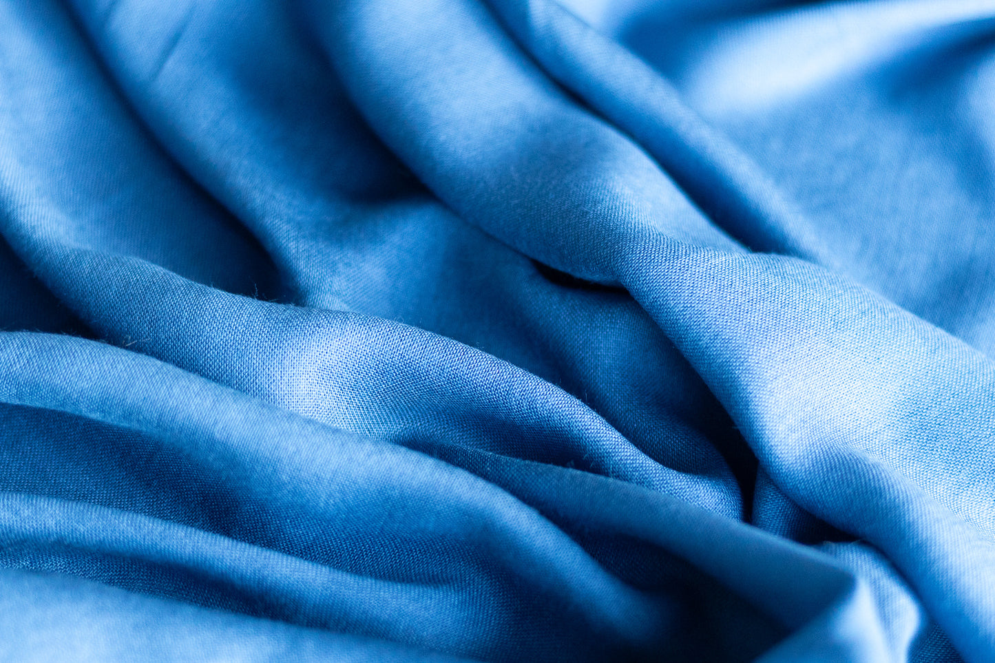 Solid Viscose Hijab - Ocean Blue