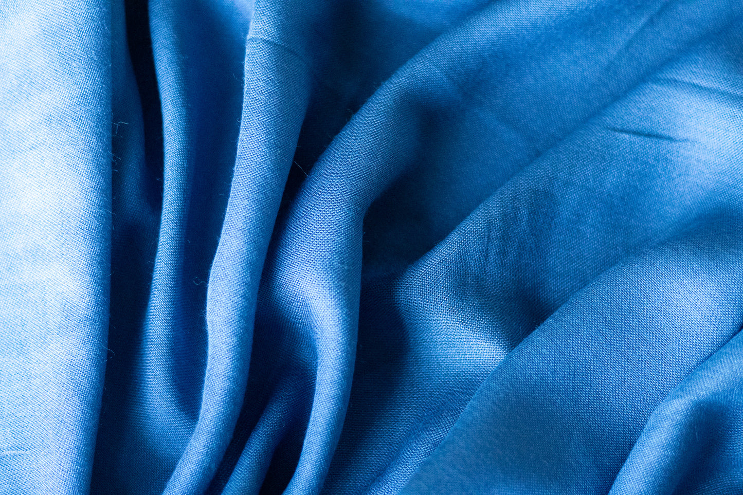 Solid Viscose Hijab - Ocean Blue