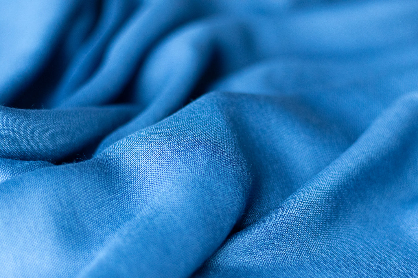 Solid Viscose Hijab - Ocean Blue