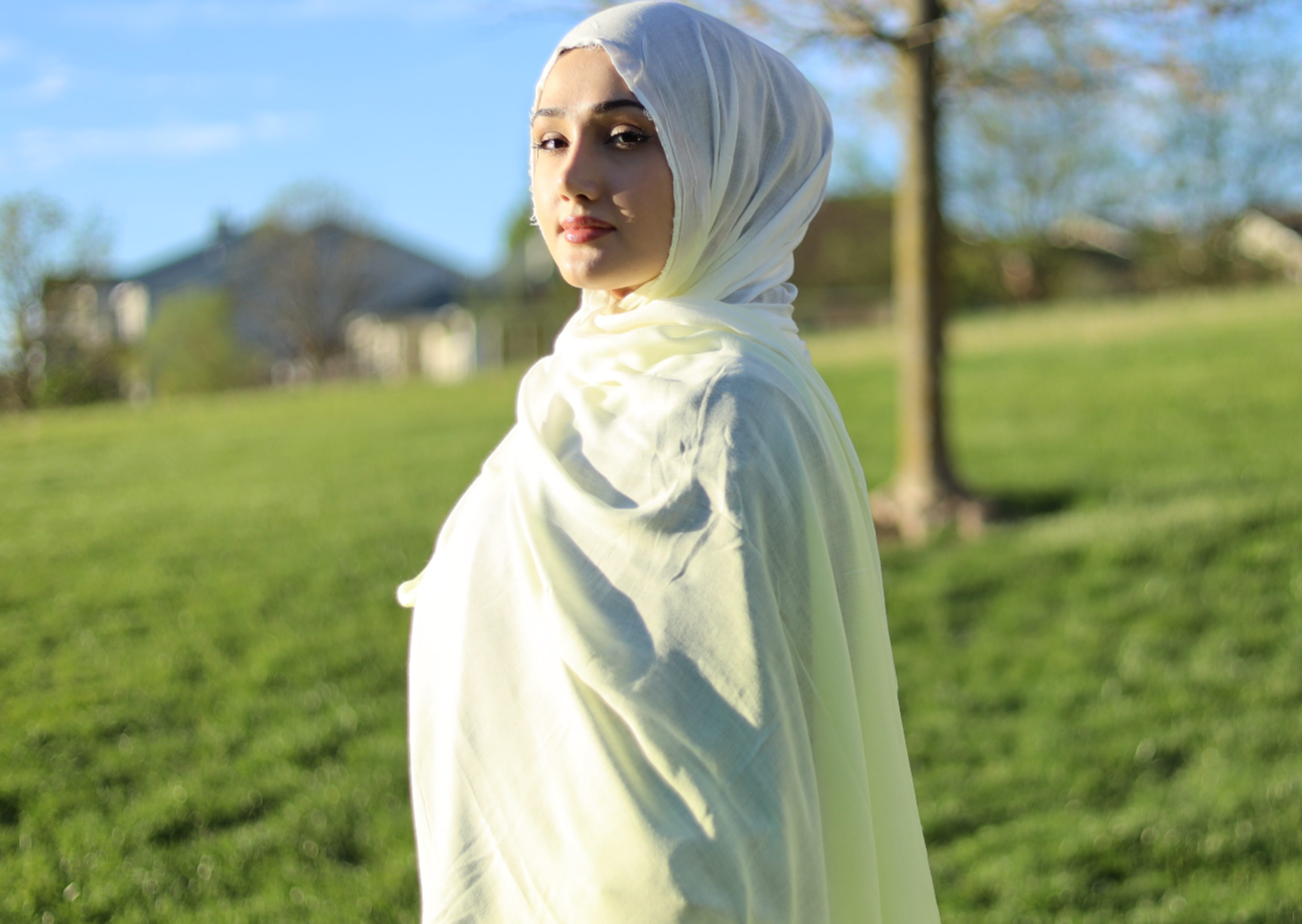 Gradient Viscose Hijab - Lemonade