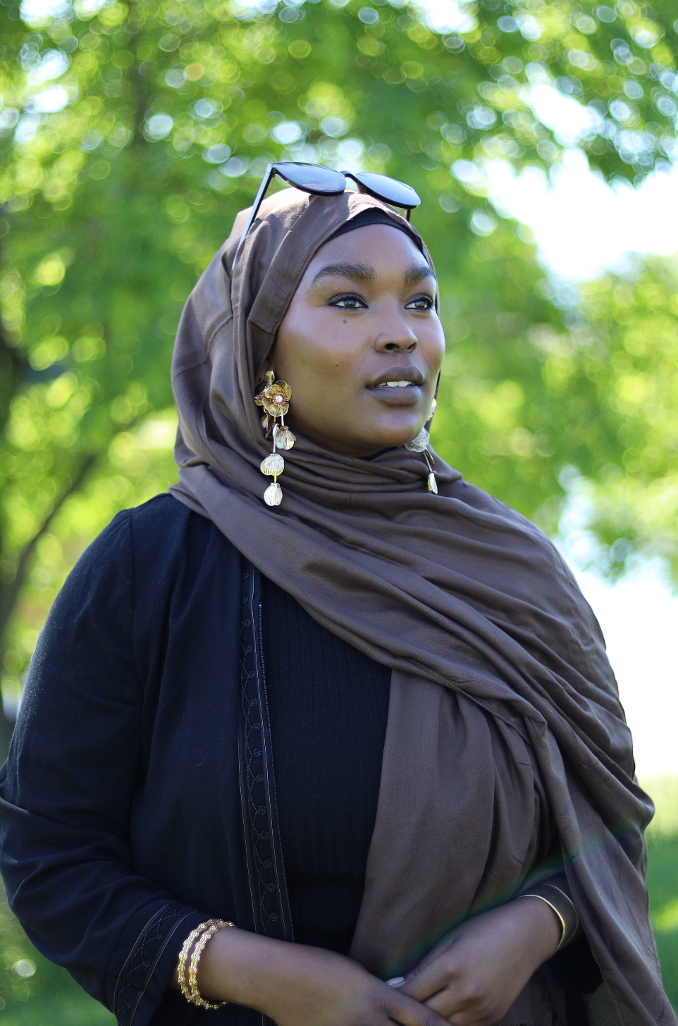 Solid Viscose Hijab - Burnt Wood